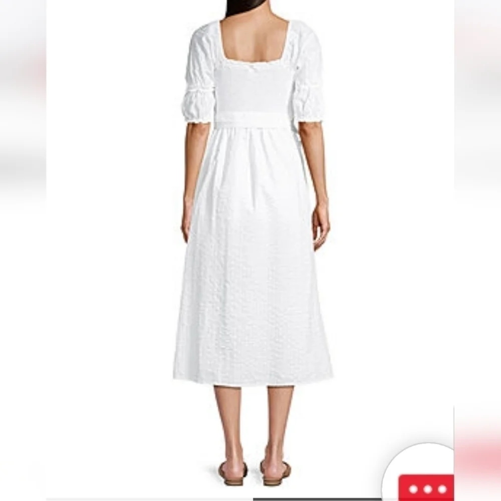 PAYTON and Parker Elbow Puff Sleeve A line Dress